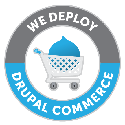 We Deploy Drupal Commerce Badge